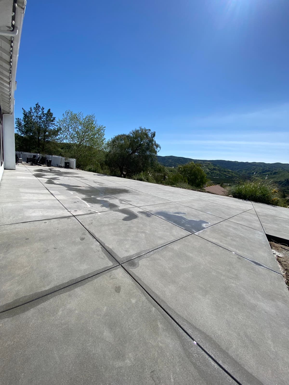 Hillside terrace